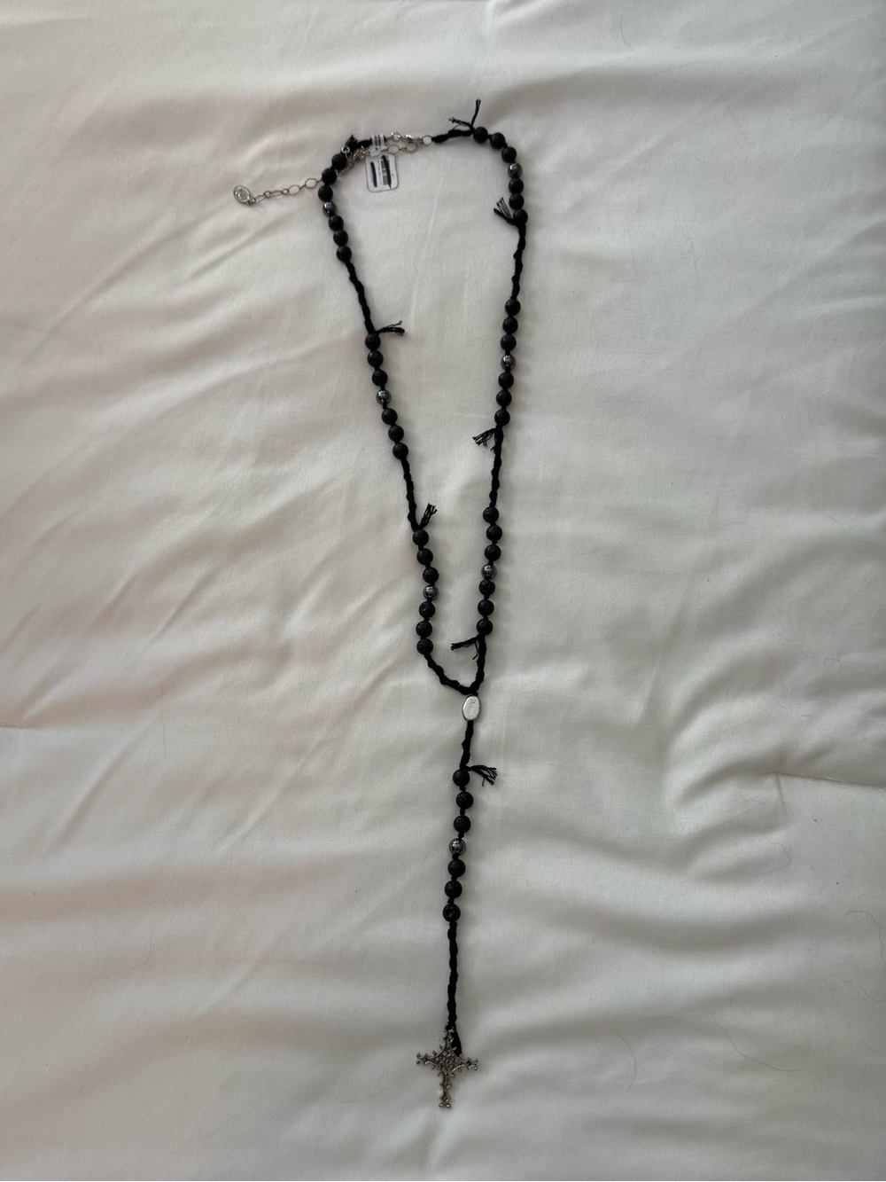 Free people rosary necklace